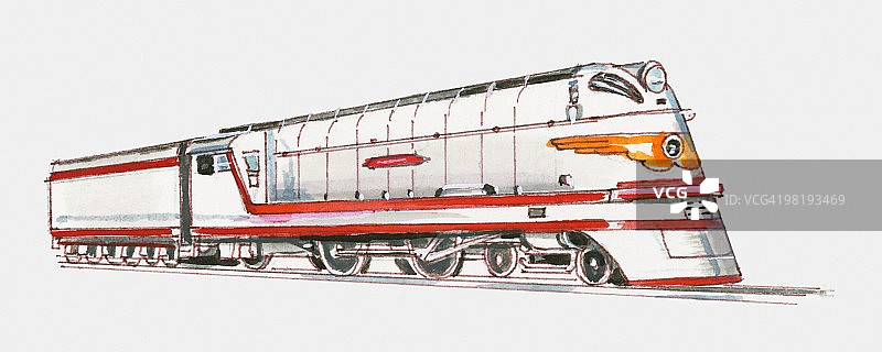 海厄瓦萨号列车图片素材