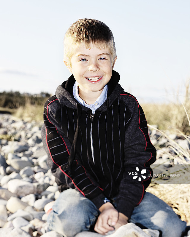 在海滩上图片素材