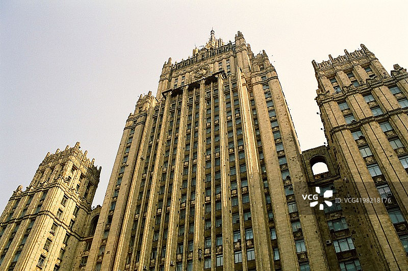 莫斯科外交部图片素材