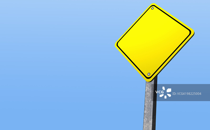 注意标志（3D，带剪切路径）XXL图片素材