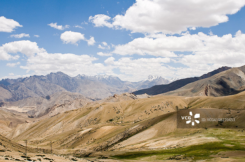 从斯利那加的Fotula Top Pass看到的景色图片素材