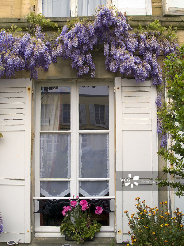 法式窗户图片素材