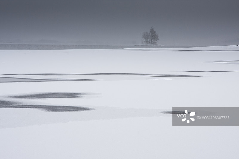 图拉湖风光图片素材
