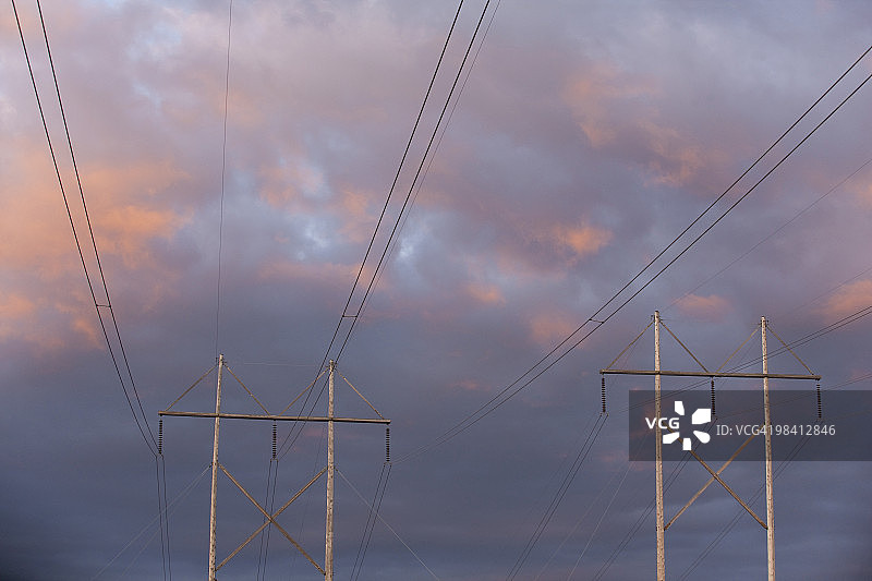 高压输电塔图片素材