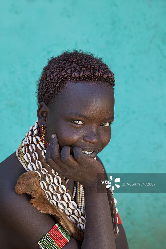 哈默部落妇女图片素材