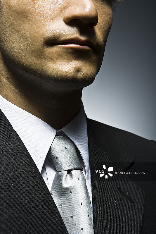 衣着体面的男商人肖像图片素材