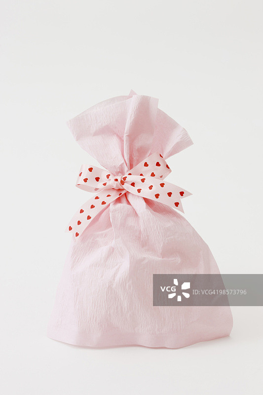 束口袋里的礼物图片素材