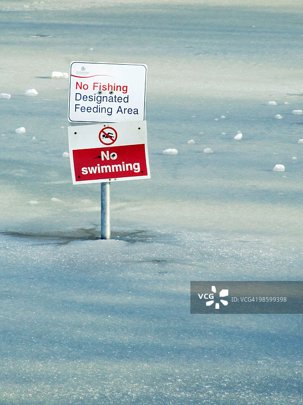 禁止游泳标志图片素材