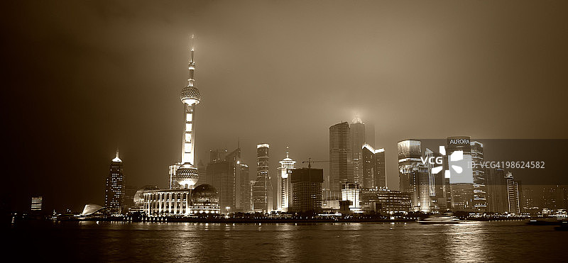 上海外滩景色图片素材