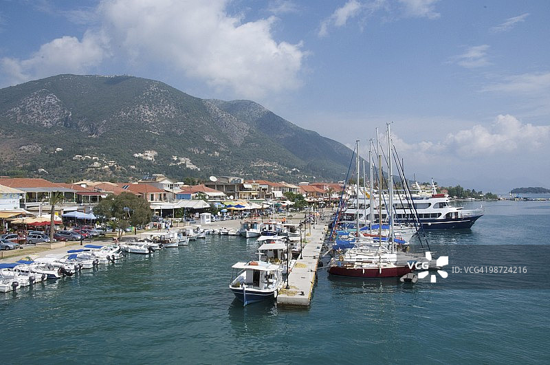 尼德里，莱夫卡达岛，爱奥尼亚群岛，希腊，欧洲图片素材