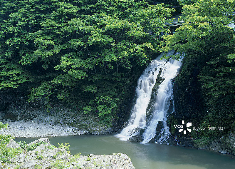 日本山形县最上峡图片素材