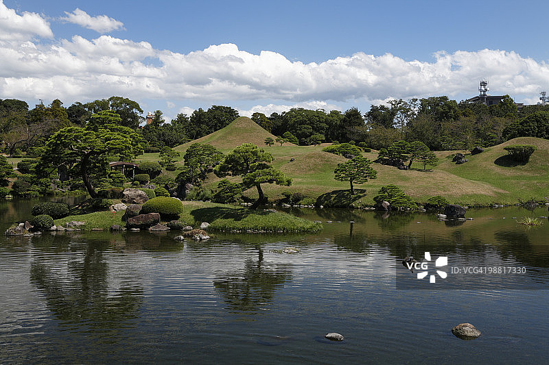 日本熊本水前寺成趣园图片素材
