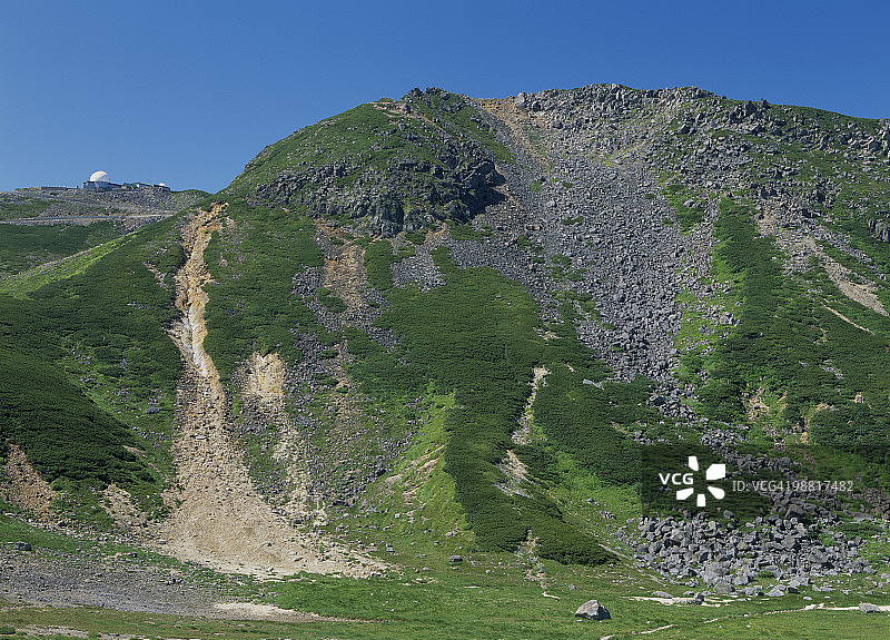 乘鞍太阳观测站，日本岐阜县高山市图片素材