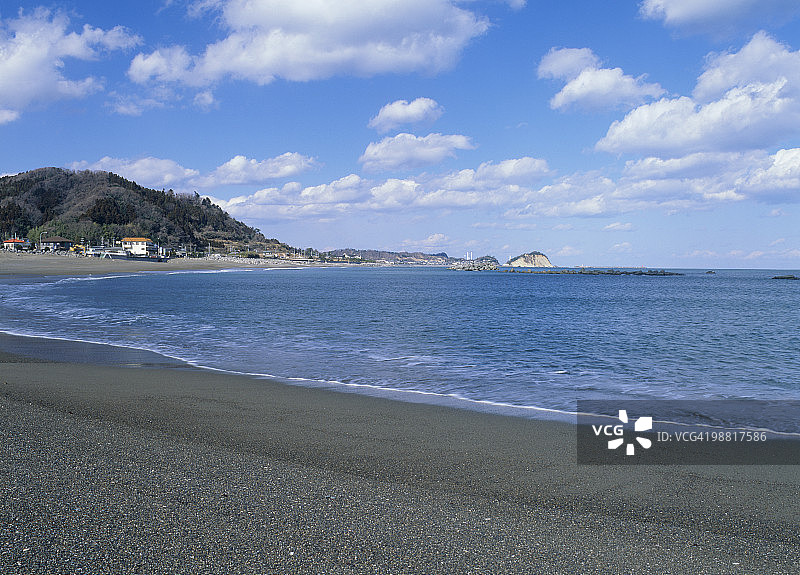 日本福岛县磐城市日立海滨图片素材