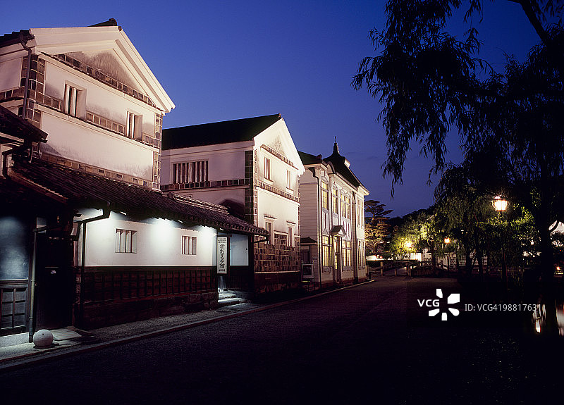 日本冈山县仓敷民艺馆图片素材