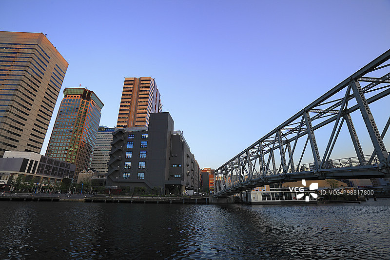 日本东京品川天王洲联络桥图片素材