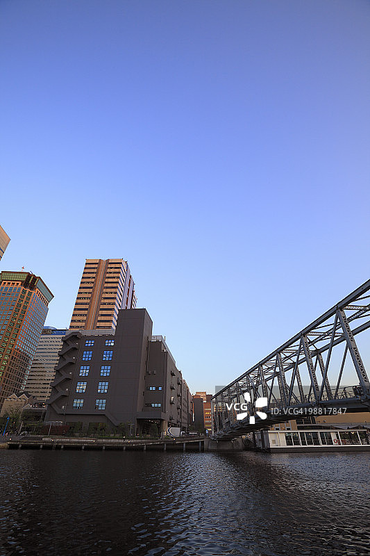 日本东京品川天王洲联络桥图片素材