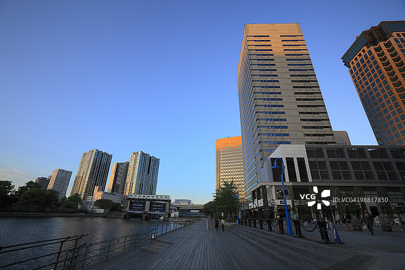 日本东京品川区天王洲岛图片素材