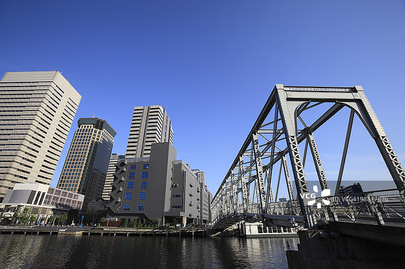 日本东京品川天王洲联络桥图片素材