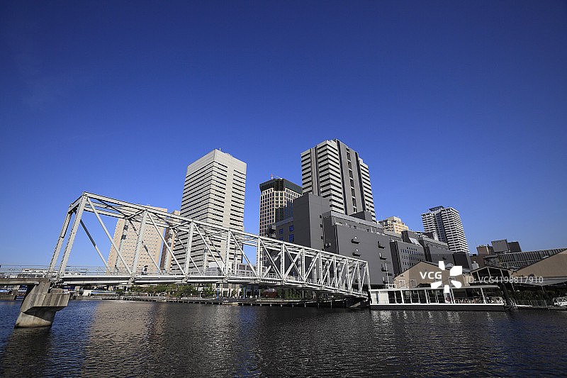 日本东京品川天王洲联络桥图片素材