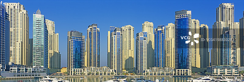一排建筑物图片素材