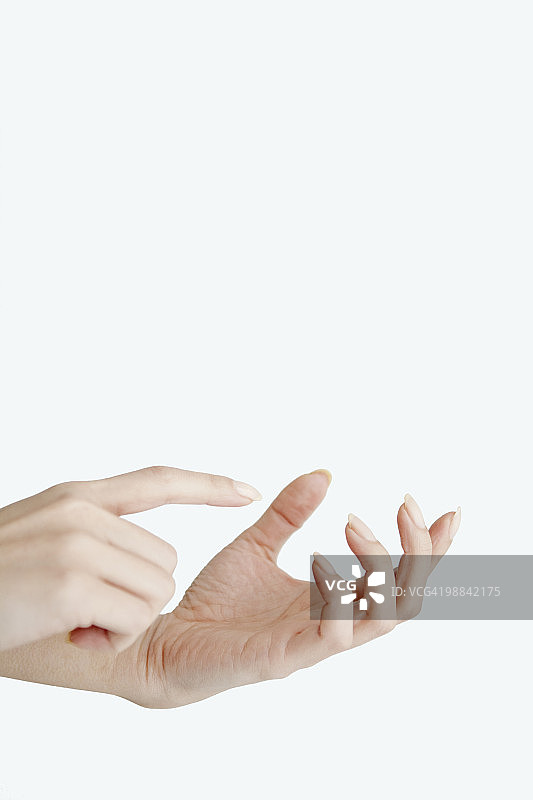 双手操作的手势图片素材