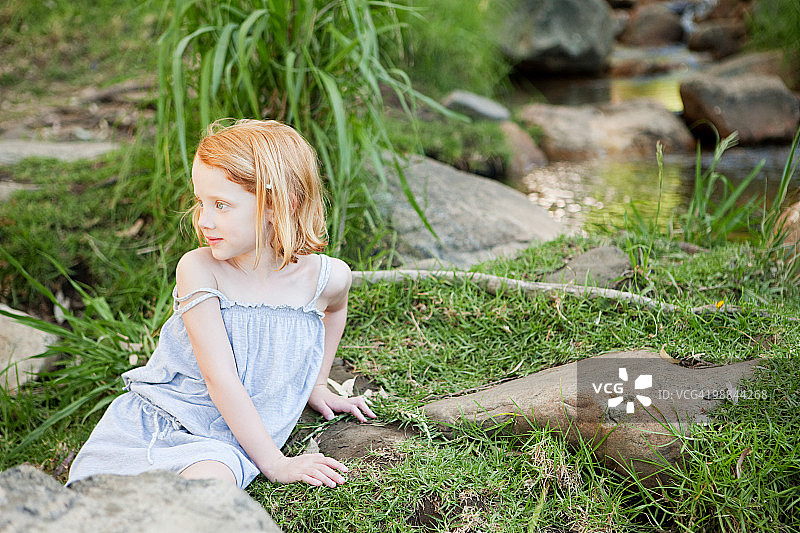 户外女孩图片素材