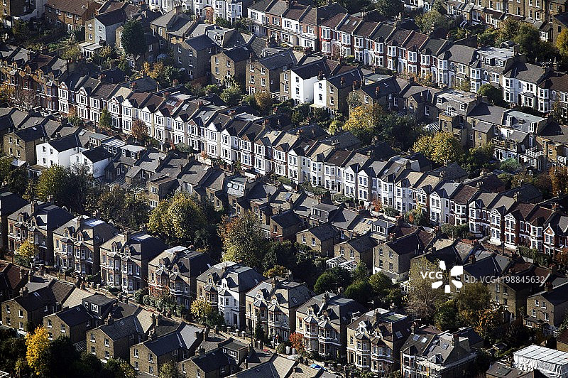 英格兰的排屋图片素材