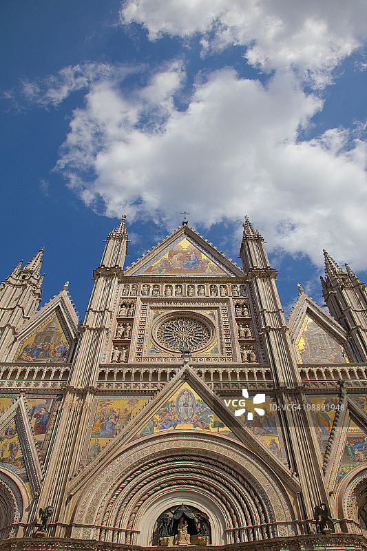 奥尔维耶托大教堂外景图片素材