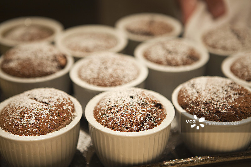 巧克力舒芙蕾图片素材