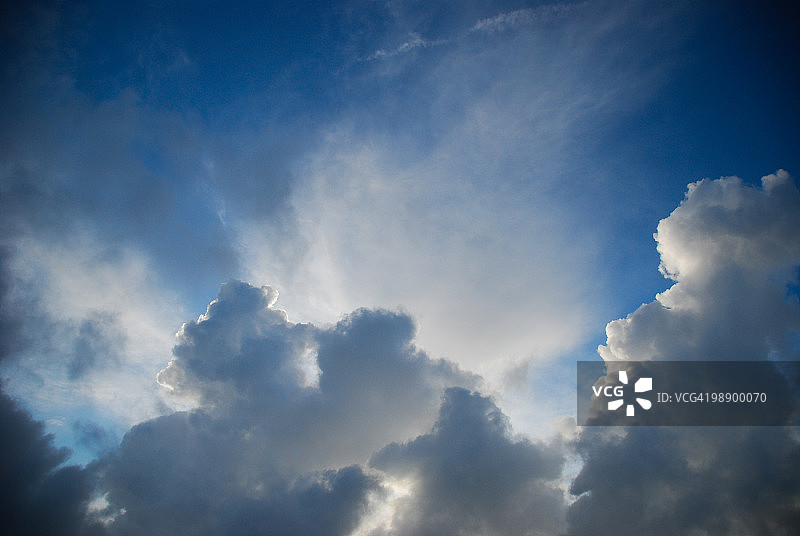 怀特岛的云彩图片素材