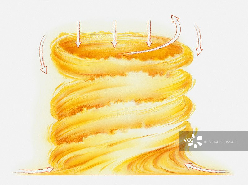 木星风暴插画图片素材