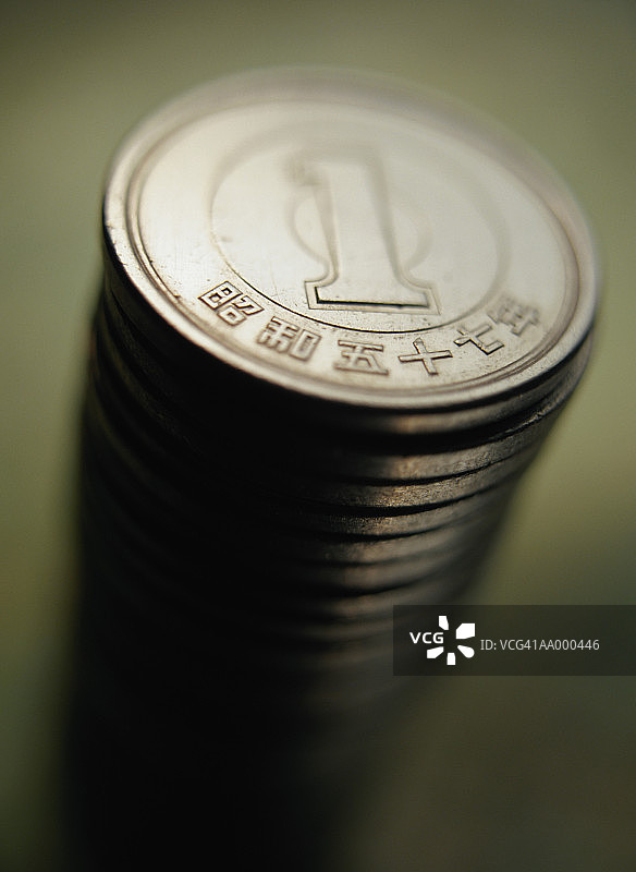 一叠日元图片素材