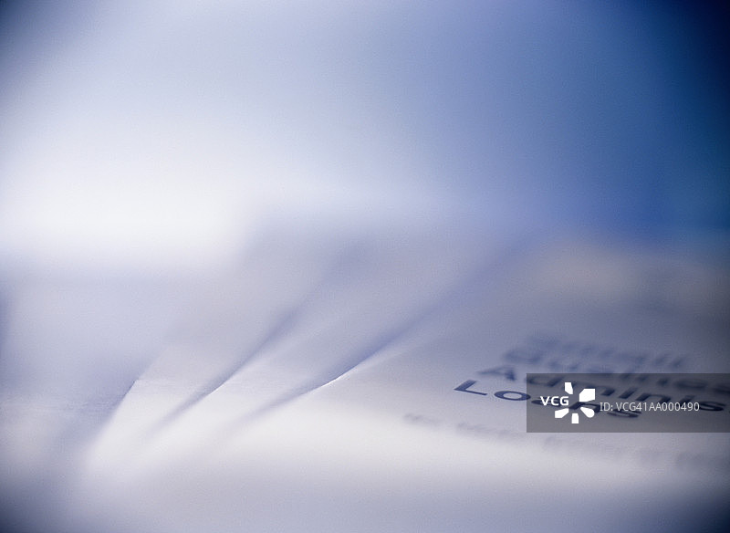 银行宣传册细节图片素材