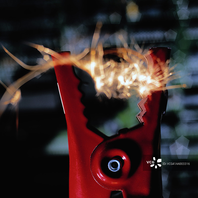 跨接电缆细节图片素材