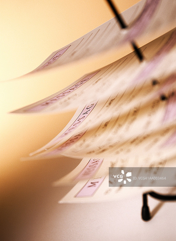 文件账单信息特写图片素材