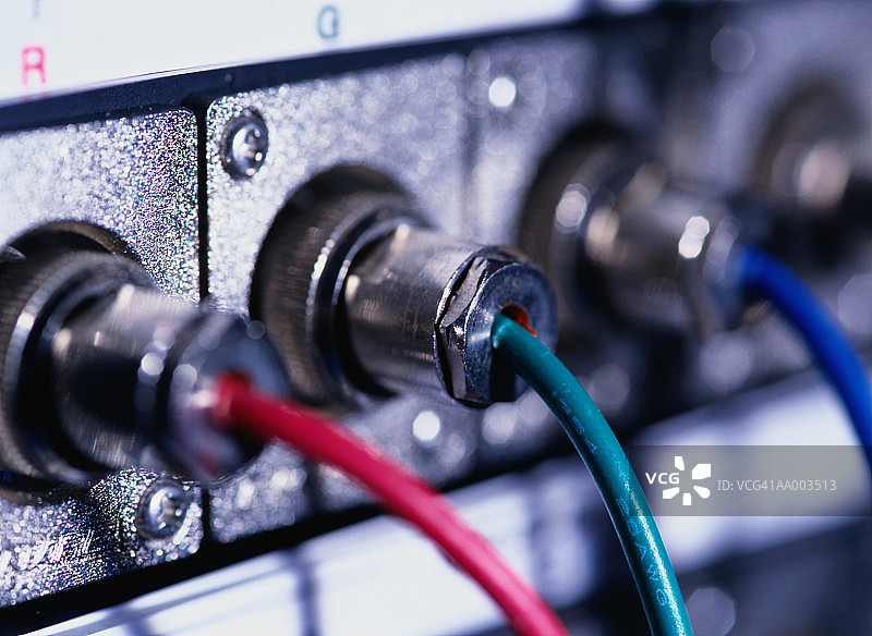 扬声器线缆细节图片素材