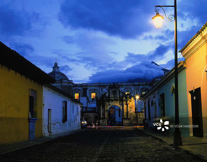 安提瓜的夜晚图片素材