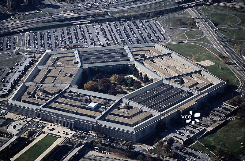 弗吉尼亚州五角大楼鸟瞰图图片素材