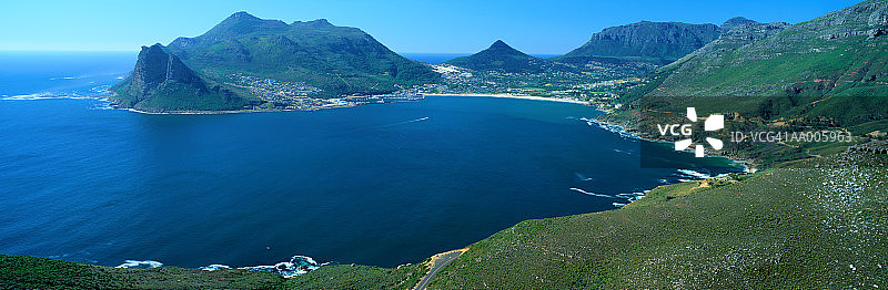 查普曼峰俯瞰豪特湾图片素材