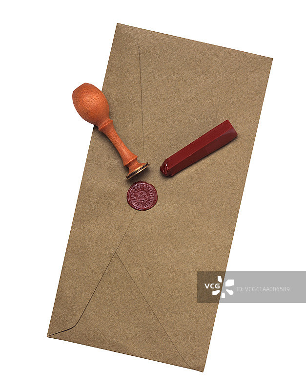 火漆信封图片素材