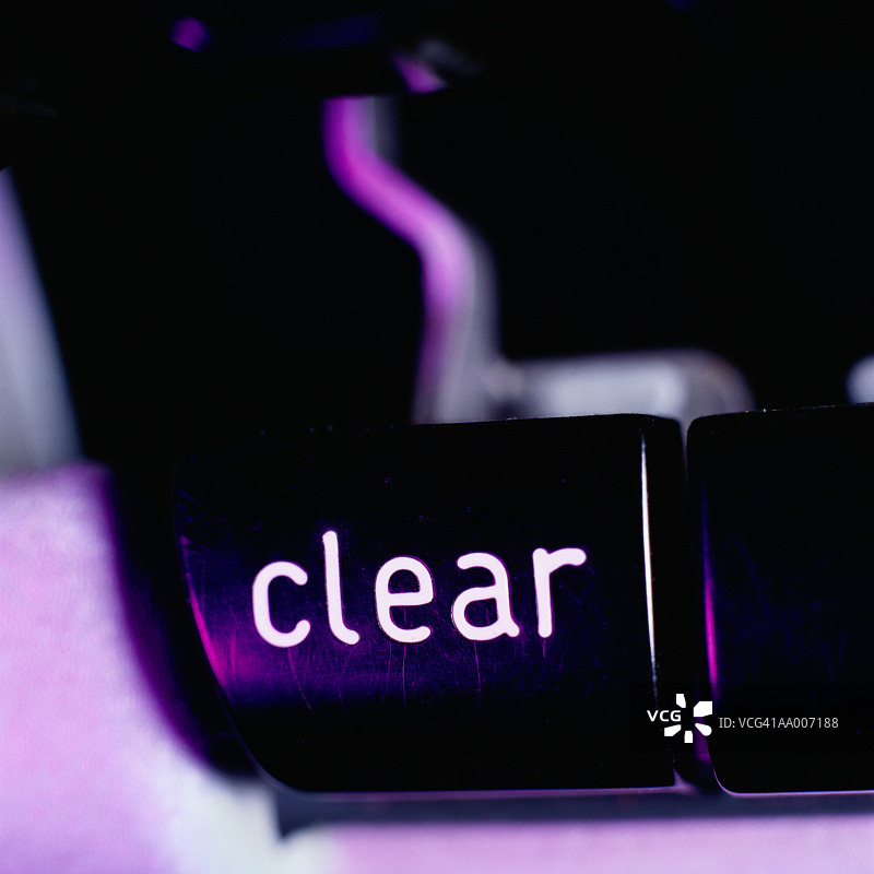 清晰的打字机键图片素材