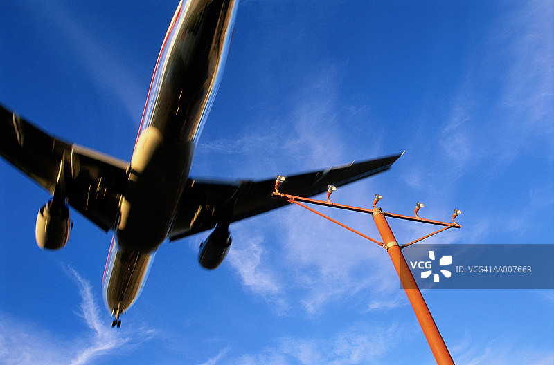 飞机下方图片素材