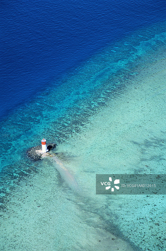 努美阿泻湖灯塔图片素材