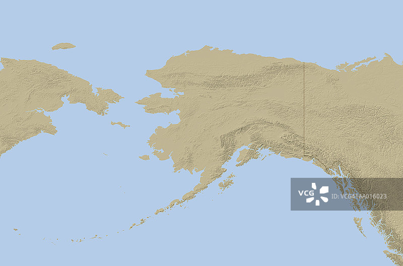 阿拉斯加地图图片素材