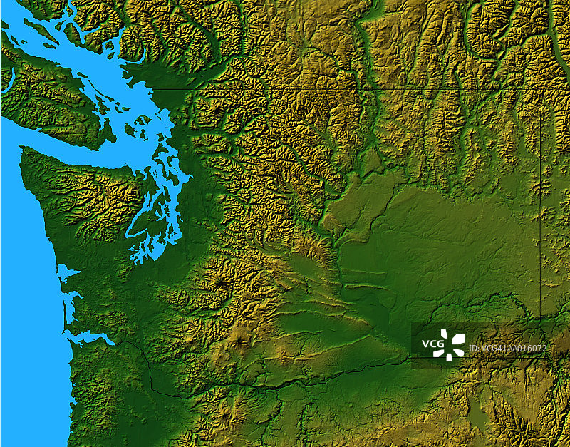 华盛顿地图图片素材