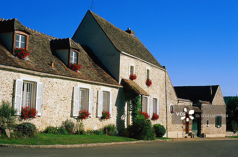 法国的石头房子图片素材