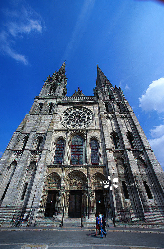 沙特尔大教堂图片素材