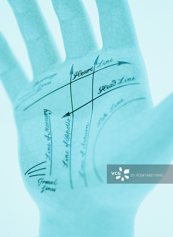 手相手掌图片素材