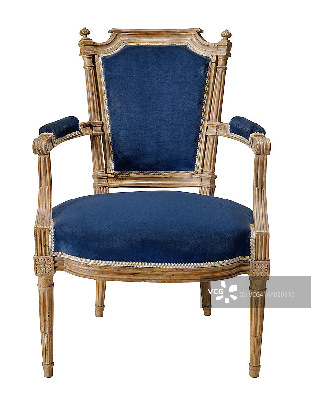 华丽的古董扶手椅图片素材